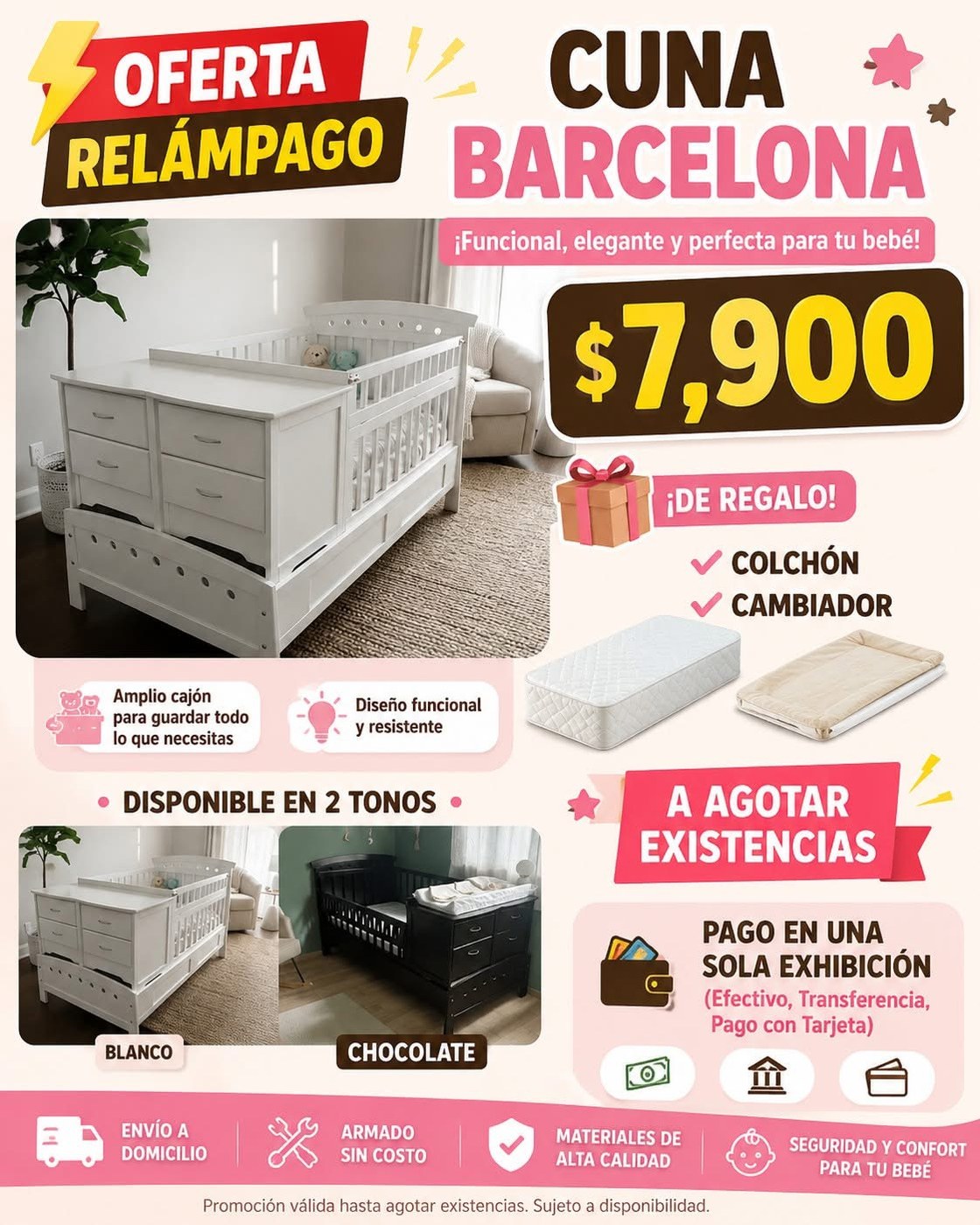 Cuna Barcelona Sweet Baby