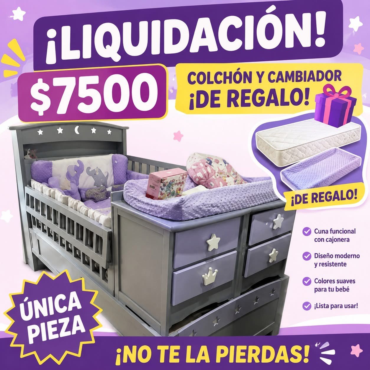 Liquidación de cuna